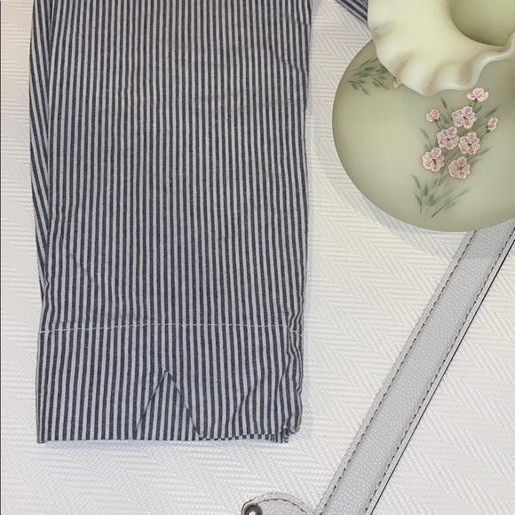 STRIPED BEACH ANKLE PANT - Picture 8 of 8